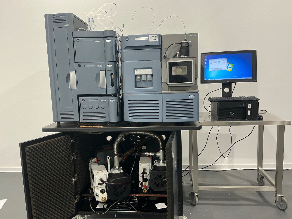 Image of Waters Xevo TQ-S Mass Spectrometer with Acquity HPLC